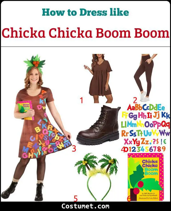 chicka chicka boom boom costume
