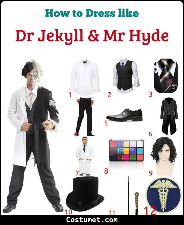 Dr. Jekyll & Mr. Hyde Costume for Cosplay & Halloween
