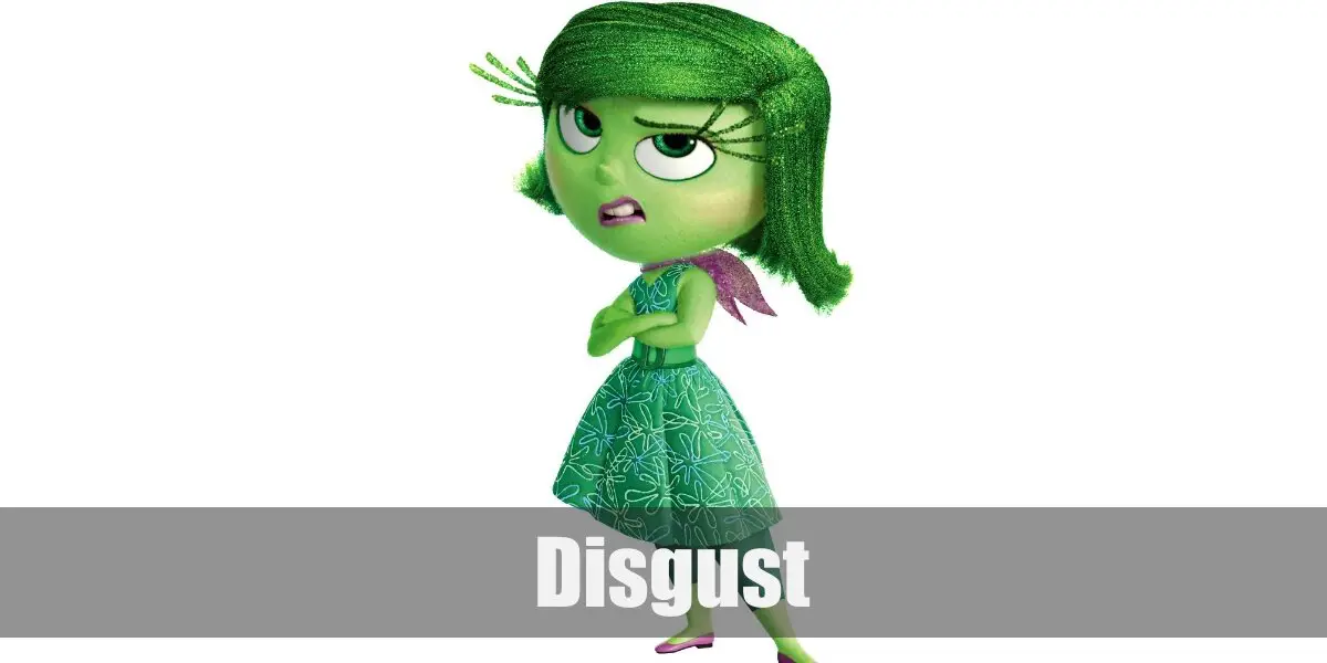 Disgust Costume From Inside Out For Cosplay Halloween