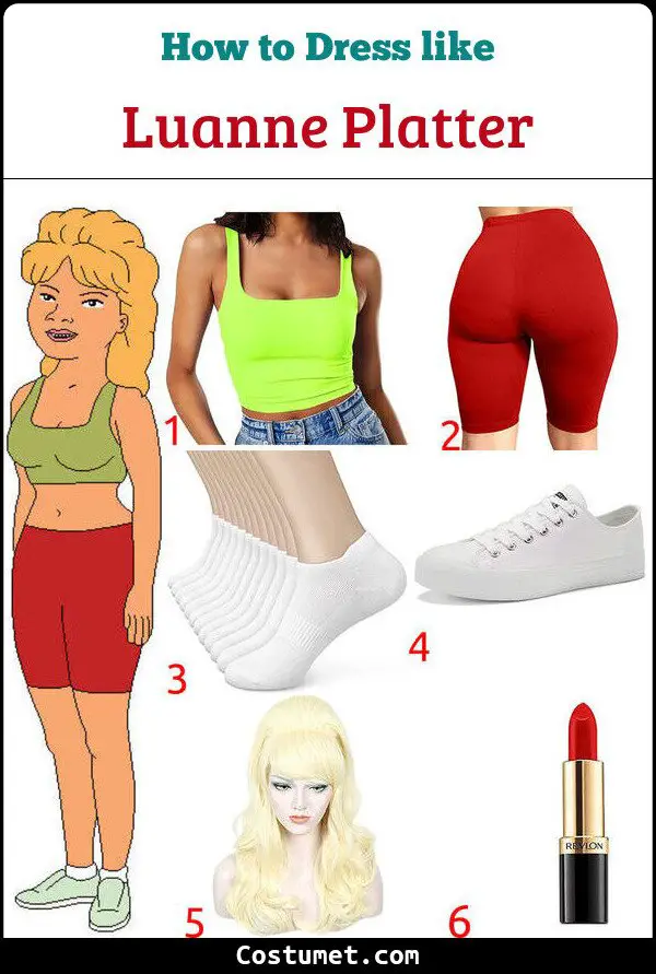 Luanne Platter S Costume From King Of The Hill For Cosplay And Halloween