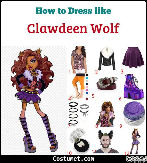 clawdeen wolf outfits