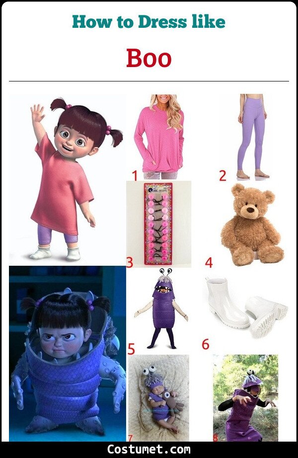 Monsters Inc Boo Costume Pattern