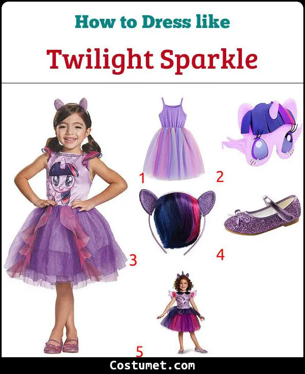 Twilight Sparkle Costume from My Little Pony for Cosplay