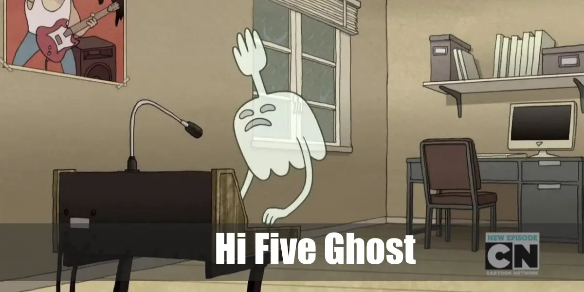 Hi Five Ghost's (Regular Show) Costume for Cosplay & Halloween 2023