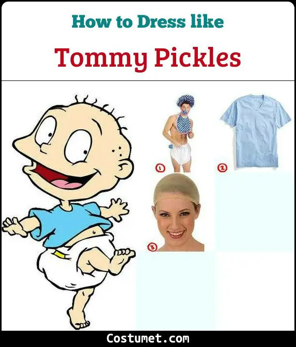 Tommy Pickles Rugrats Costume For Cosplay And Halloween