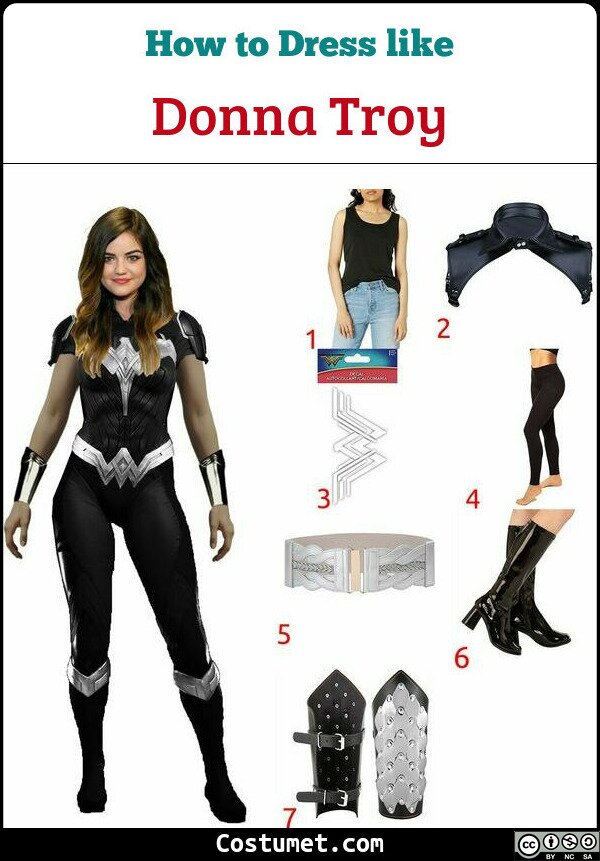 Donna Troy (DC Comics) Costume for Cosplay & Halloween