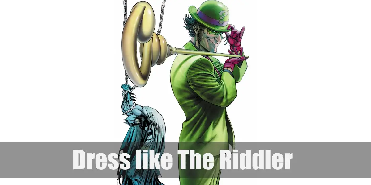 Riddler Costume for Cosplay & Halloween