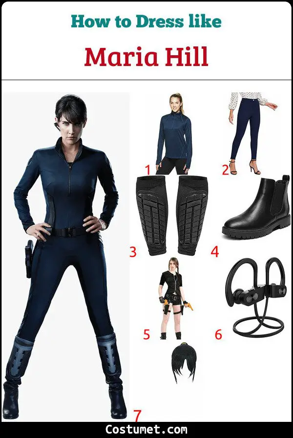 Maria Hill (Avengers) Costume for Cosplay & Halloween