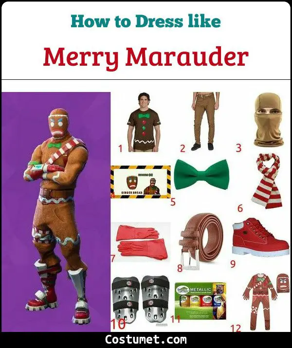 Merry Marauder Fortnite Costume For Cosplay Halloween 2020