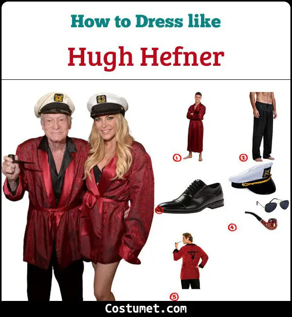 Hugh Hefner Costume for Cosplay & Halloween 2023