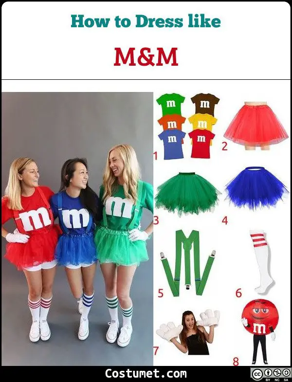 M&M Costume for Cosplay & Halloween 2022
