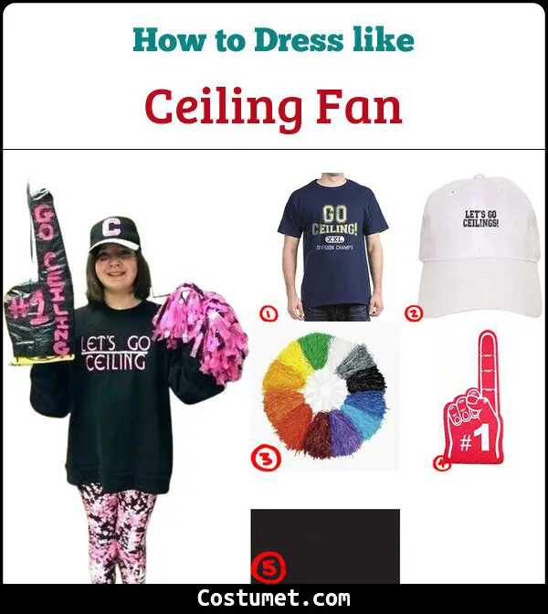 A Ceiling Fan Costume For Cosplay Halloween