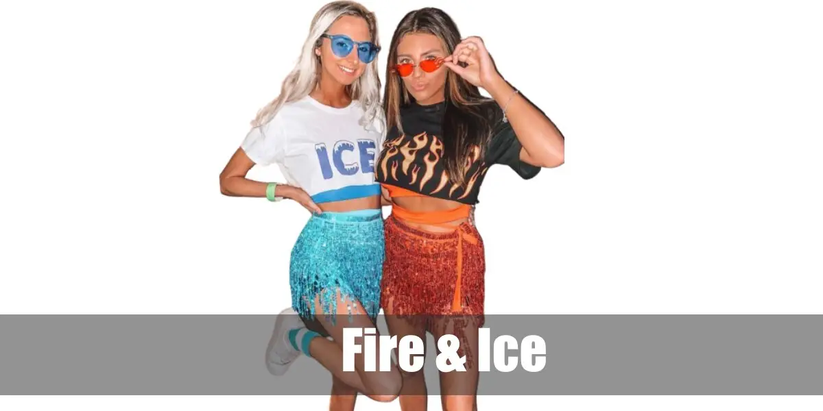 Fire And Ice Costume For Halloween