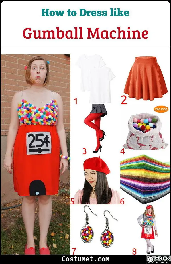 A Gumball Machine Costume for Cosplay & Halloween
