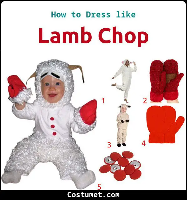 Lamb Chop Costume for Cosplay & Halloween