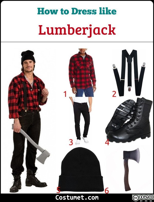 Lumberjack Costume for Cosplay & Halloween 2023