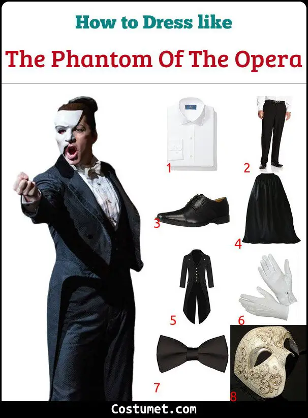 The Phantom Of The Opera And Christine Costume For Cosplay And Halloween
