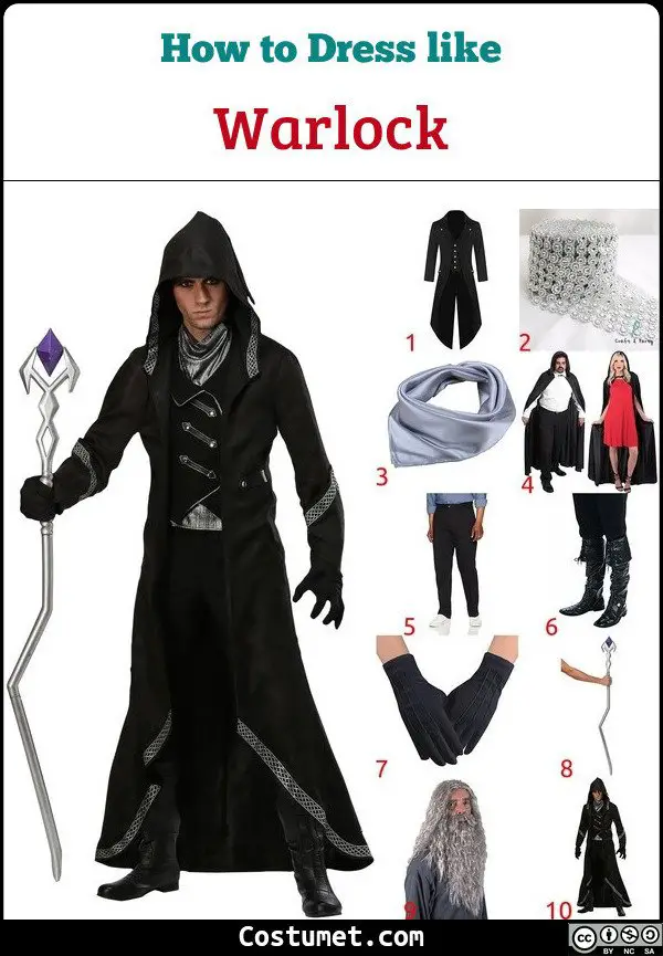 Warlock Costume For Cosplay And Halloween