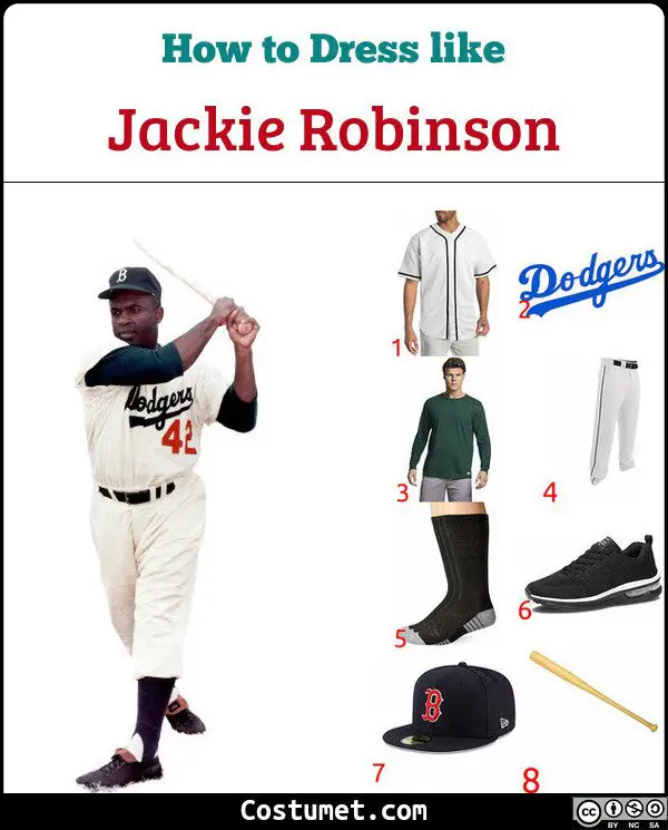 Jackie Robinson (MLB) Costume for Cosplay & Halloween 2023