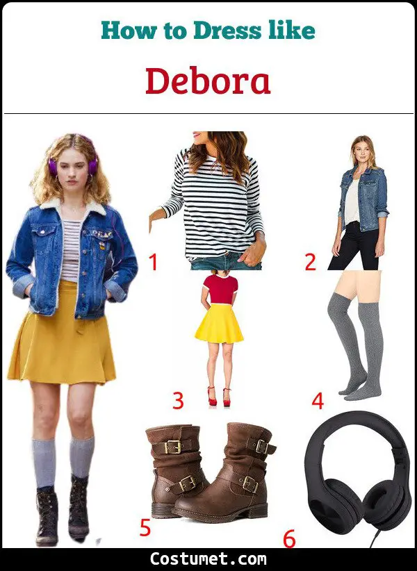 Debora & Baby Driver Costume for Cosplay & Halloween 2023