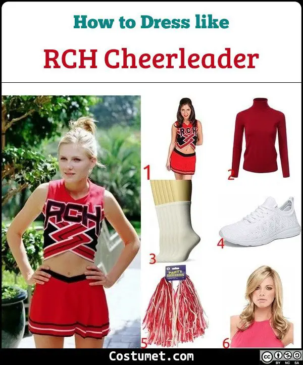 Clovers & RCH Cheerleader (Bring it on) Costume for Cosplay & Halloween