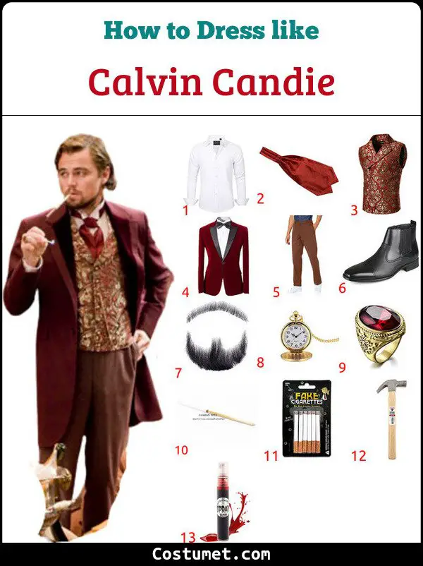 Calvin Candie (Django Unchained) Costume for Cosplay & Halloween