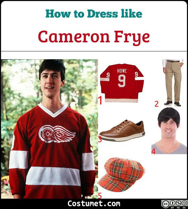 cameron red wings jersey