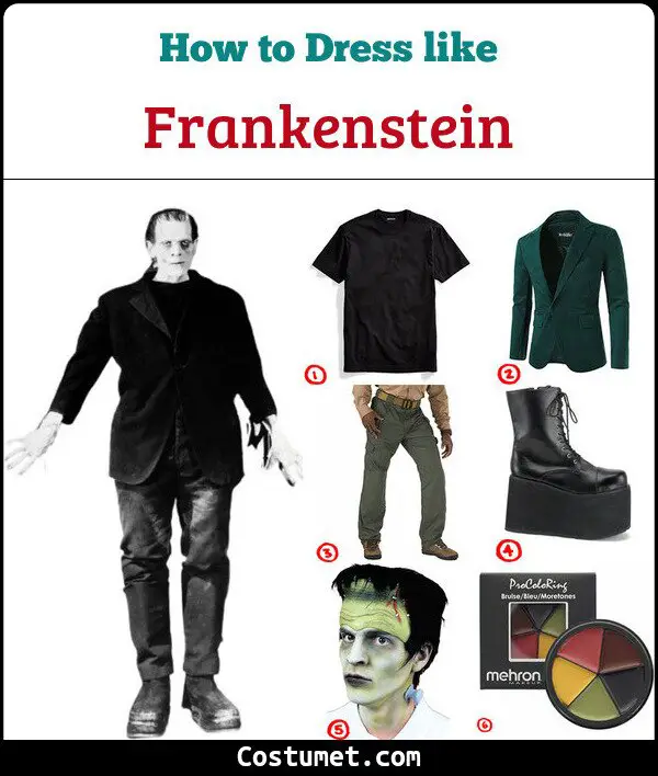 Frankenstein's Monster Costume for Cosplay & Halloween 2023