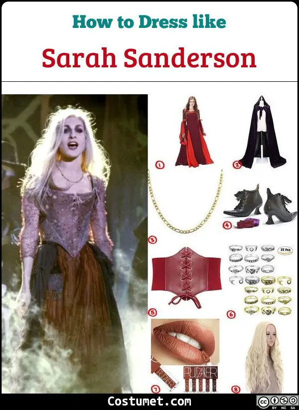 Sarah Sanderson (Hocus Pocus) Costume for Cosplay & Halloween
