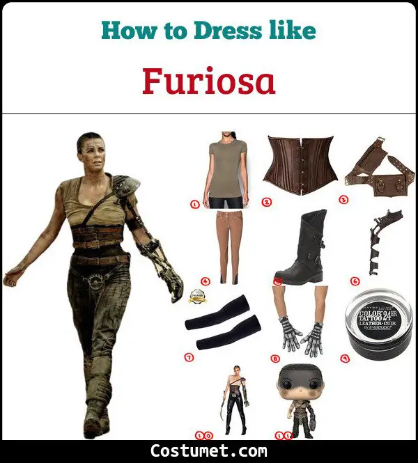 Imperator Furiosa Costume for Cosplay & Halloween