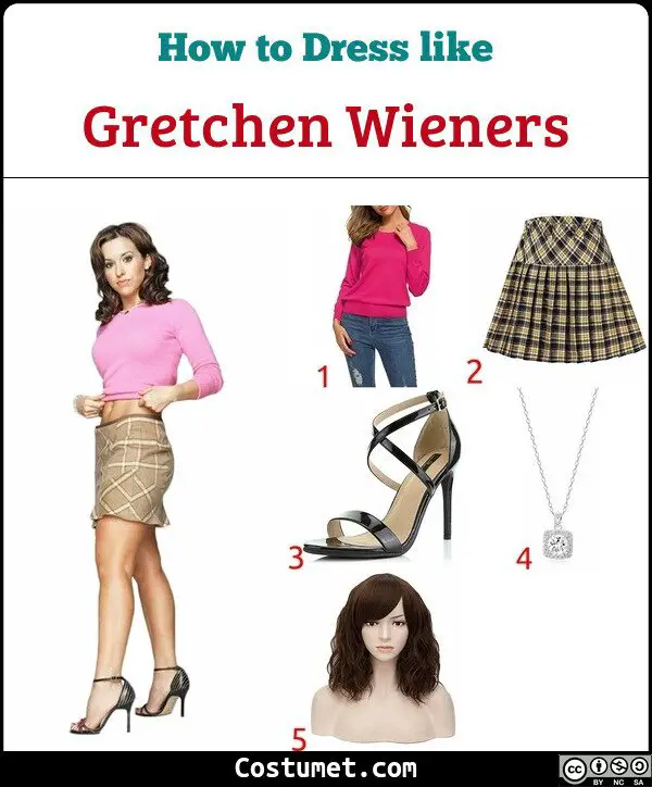 Gretchen Wieners from Mean Girls Costume, Carbon Costume