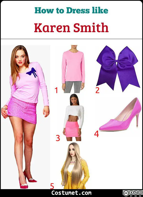 Karen Smith (Mean Girls) Costume for Cosplay & Halloween