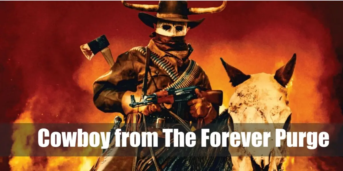 The Forever Purge Cowboy Costume for Cosplay & Halloween