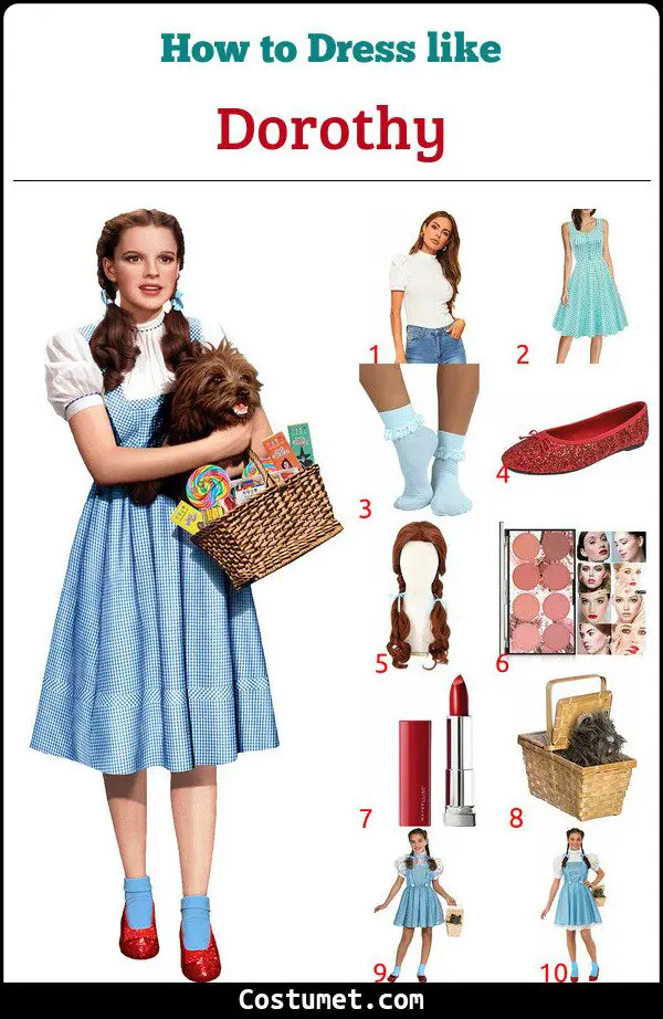 Dorothy Gale (The Wizard of Oz) Costume for Cosplay & Halloween