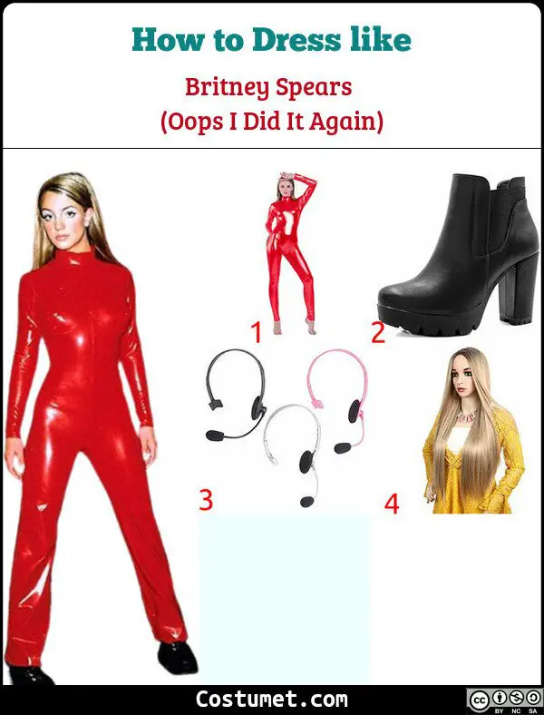 britney spears oops i did it again outfit