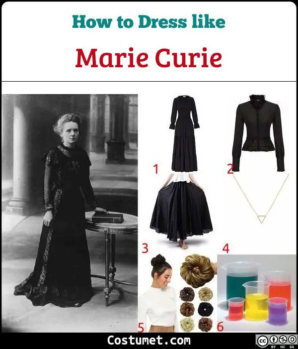 Marie Curie Costume For Cosplay Halloween