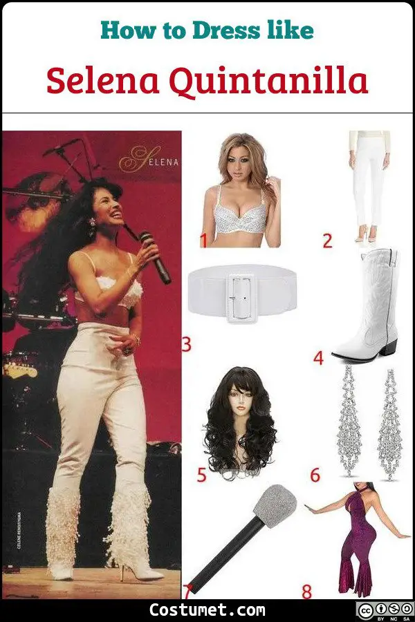 Selena Quintanilla Costume For Cosplay Halloween