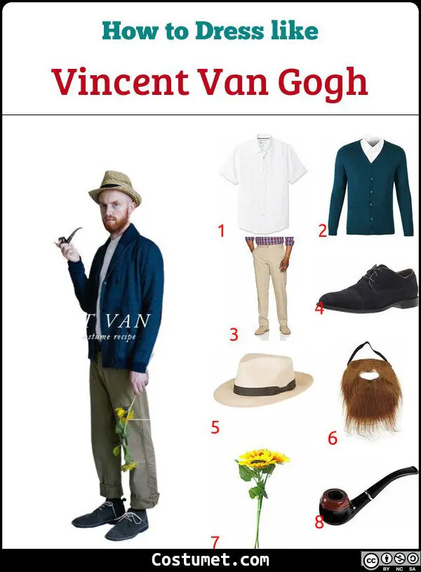 Vincent van Gogh Costume for Cosplay 