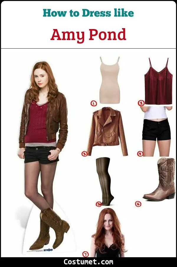 Amy Pond Costume for Cosplay & Halloween