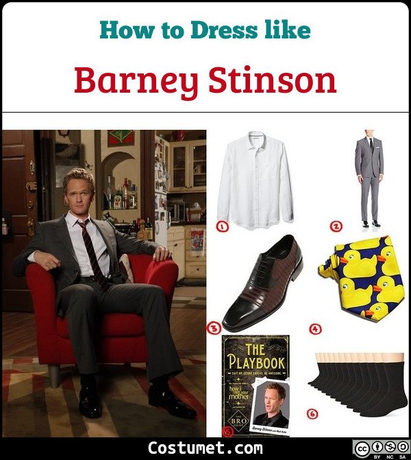Barney Stinson (How I Met Your Mother) Costume for Cosplay & Halloween