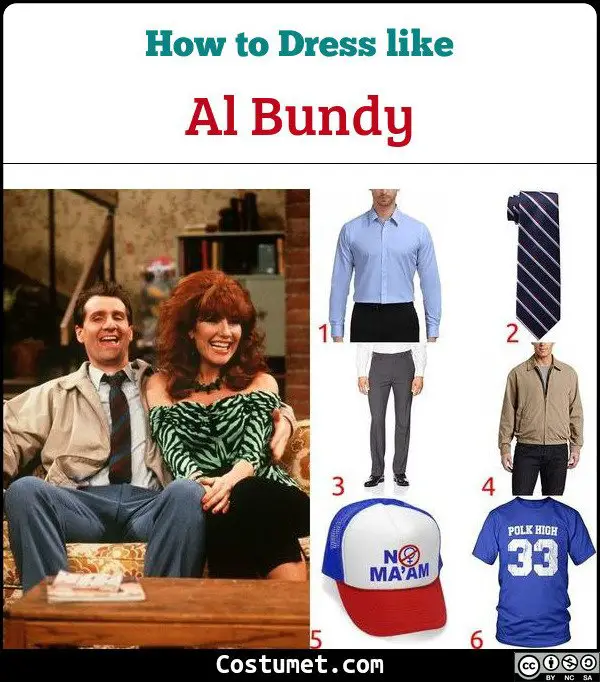 Al Bundy and Peggy (Married with Children) Costume for Cosplay & Halloween