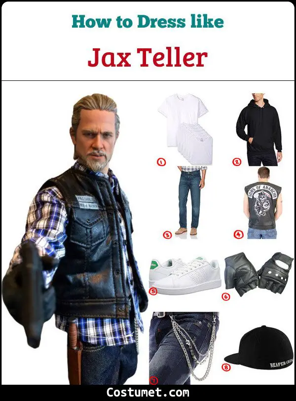 Jax Teller Costume For Cosplay Halloween