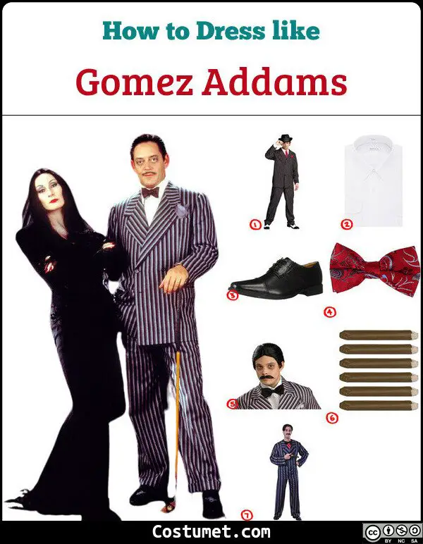 Gomez Addams (The Addams Family) Costume for Cosplay & Halloween 2023