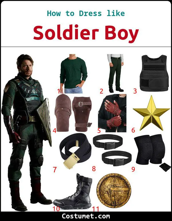 Soldier Boy Costume for Cosplay & Halloween