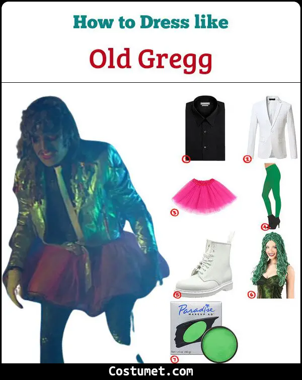 Old Gregg Costume for Cosplay & Halloween