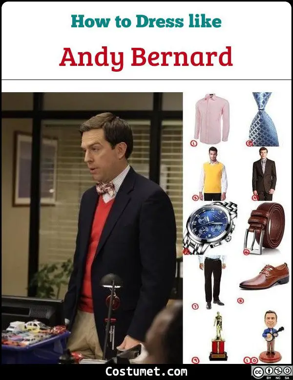 Andy Bernard (The Office) Costume for Cosplay & Halloween 2023