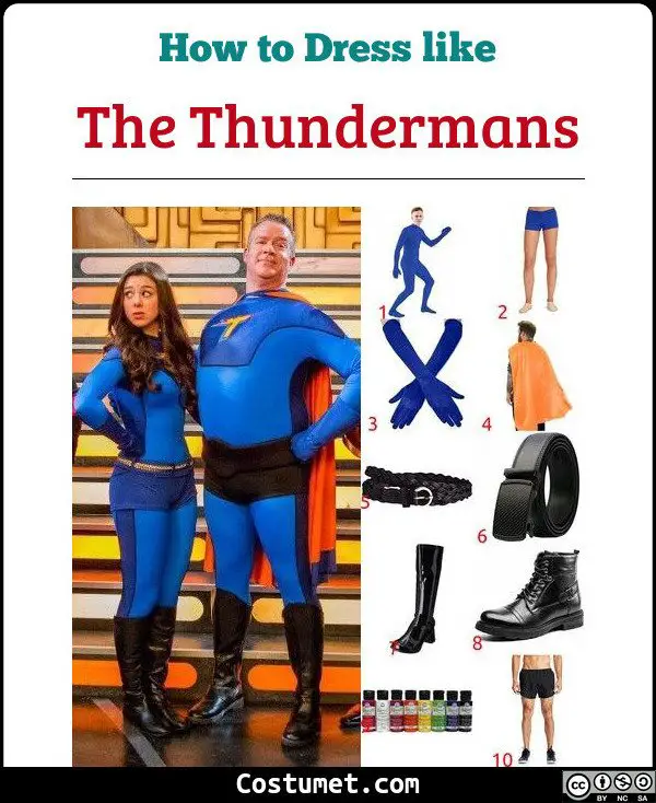 Kids The Thundermans Chest Logo Costume Tee  
