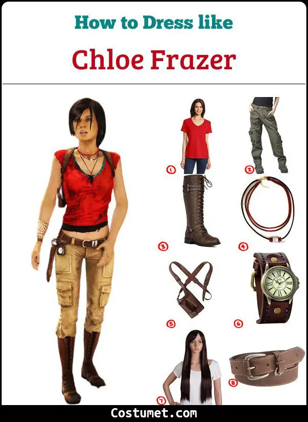 Chloe Frazer (Uncharted) Costume for Cosplay & Halloween
